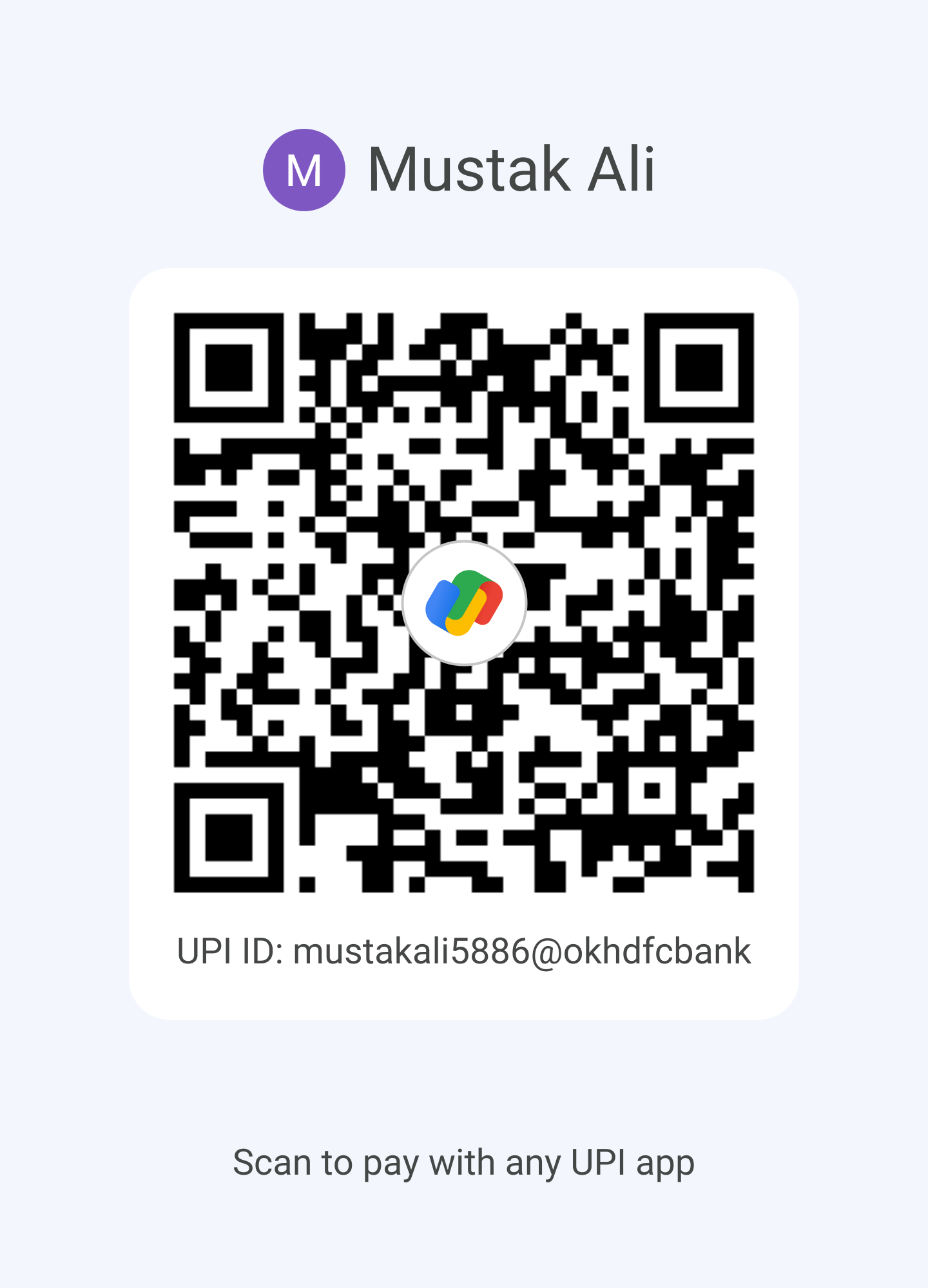 Google Pay QR Code